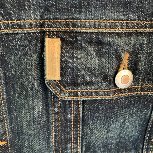 CINCH Western Slope Cattlemen’s Livestock Auction Denim Jacket NWT Size M - Picture 8 of 16